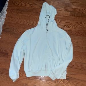 Light blue zip up
